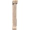 Ekena Millwork Traditional Slat Smooth Bracket w/ Offset Brace, Douglas Fir, 5 1/2"W x 34"D x 38"H BKT0604X34X38TRA06SDF - alternate 2